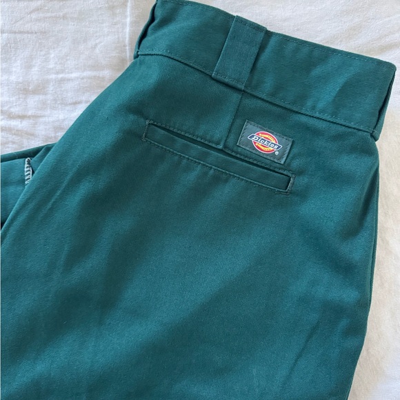 Dickies Women’s High-wasted Ankle Pant - Teal/Green - 10R - Picture 4 of 7